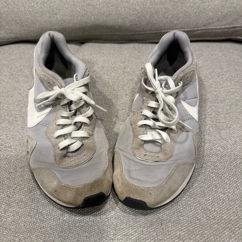 Nike Gray and White Sneakers